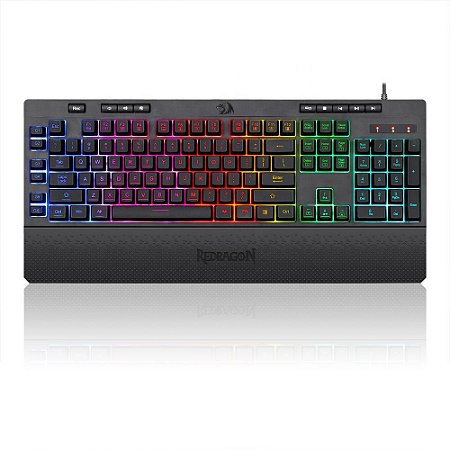 Teclado K512 SHIVA Membrane RGB Redragon