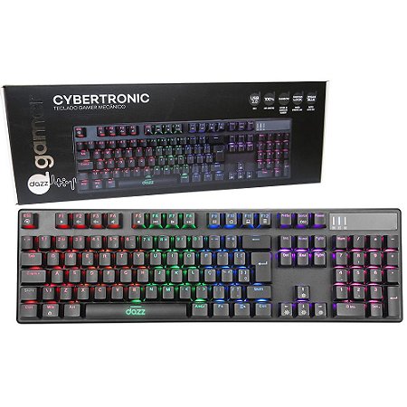 Teclado Cybertronic Content Blue Usb 2.0 Dazz