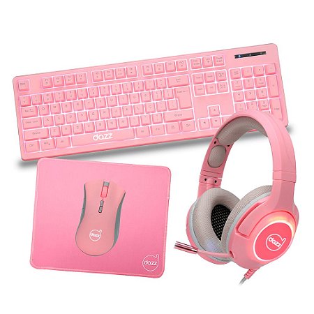 Combo 4 em 1 Serie M Rosa Dazz