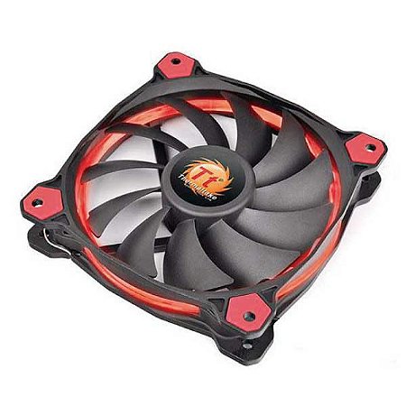 Fan Tt Riing Silent 12 Pro Red Aluminio Cl-p021-ca12re-A
