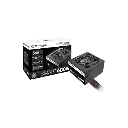 Fonte 600w Tt Smart Atx2.3-a-Pfc 80+White