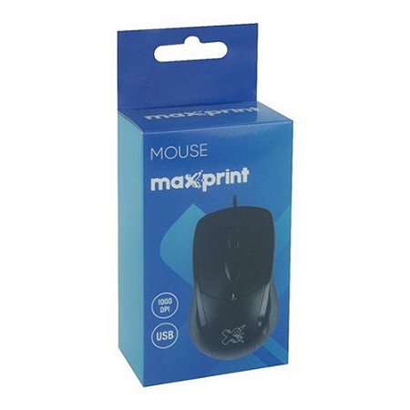 Mouse Otico V2 Standart USB Preto 1000DPI Maxprint