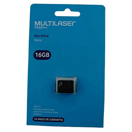 Pen Drive Nano Multilaser 16GB