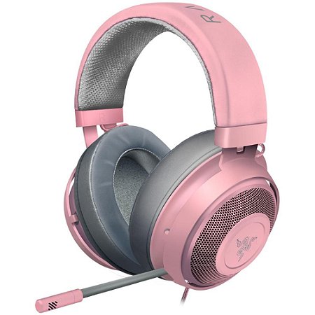Fone De Ouvido Gamer Razer Kraken Quartz Rosa