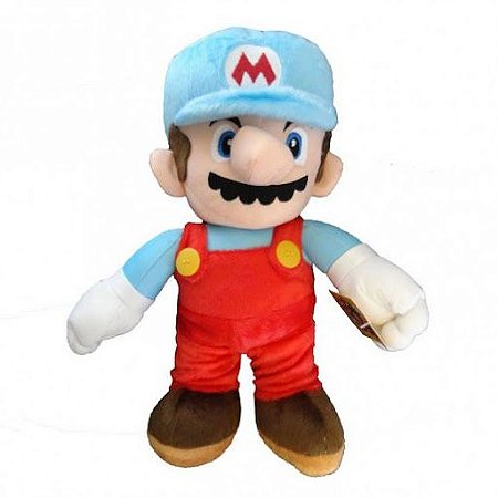 Pelucia Turma Mario Bros MARIO ICE MINI