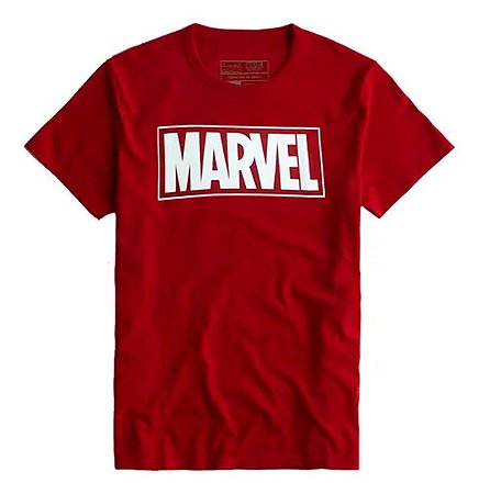 Camiseta Logo Marvel Vermelha G