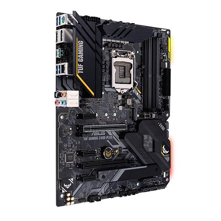 Placa Mae Asus TUF GAMING Z490-PLUS (LGA 1200/DDR4/HDMI/DisplayPort/M.2/USB 3.2/RGB)