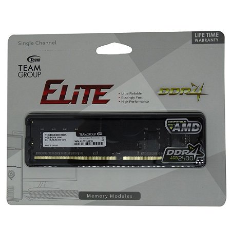 Memoria Desktop Team Group 4GB DDR4 2400Mhz