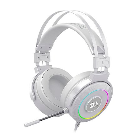 Headset  Redragon Lamia 2 Branco com Suporte