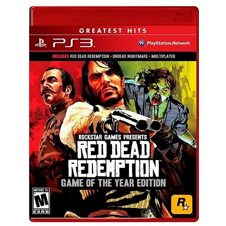 Red Dead Redemption Game Of The Year Greatest Hits Ps3 Seminovo