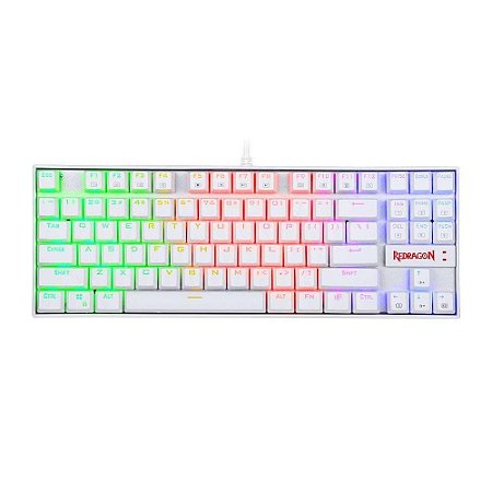 Teclado Redragon Kumara RGB White