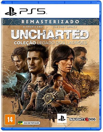 Uncharted Coleção Legado Dos Ladrões Remastered Ps5