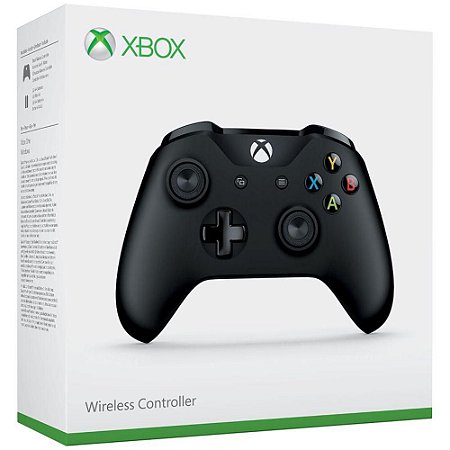 Controle Xbox preto Seminovo