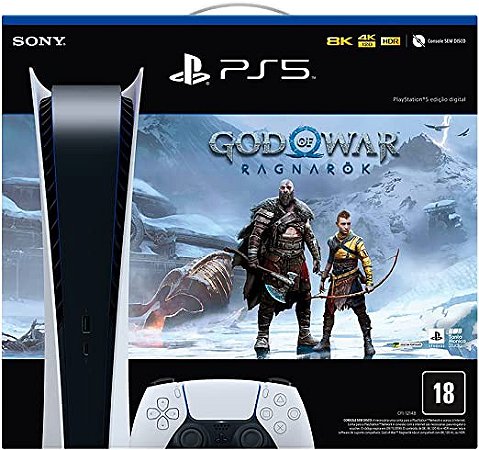 Console Playstation 5 Digital Bundle God of War Ragnarok