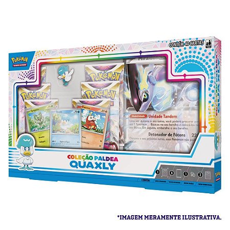Pokemon Box Coleção Paldea - Quaxly