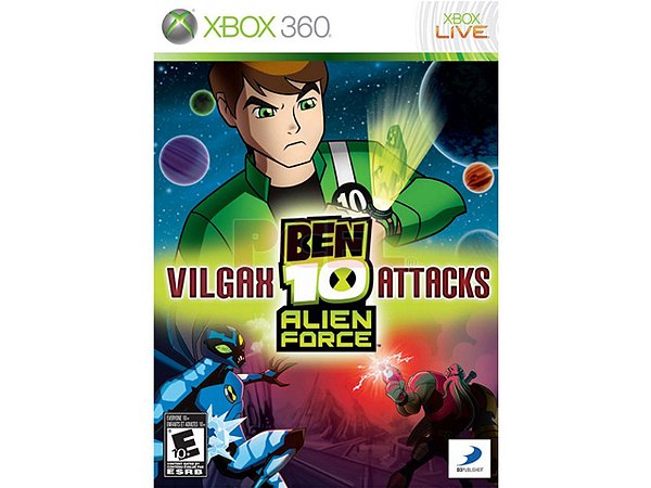 Ben 10 Alien Force Vilgax Attacks  Xbox 360 Seminovo