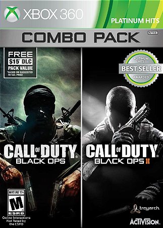 Call Of Duty Black Ops Combo Pack Xbox 360 Seminovo