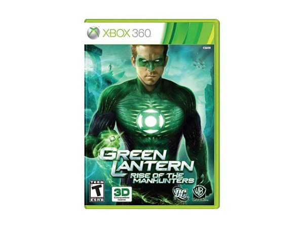 Green Lantern Rise Of The Manhunters  Xbox 360 Seminovo