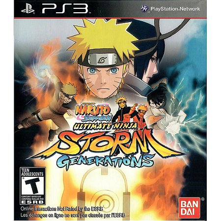 Naruto Shippuden Ultimate Ninja Storm Generations PS3 Seminovo