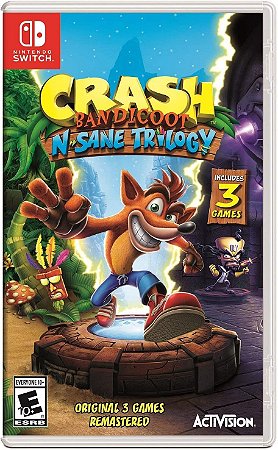 Crash Bandicoot N Sane Trilogy Switch Seminovo