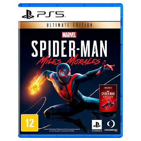 Spiderman Miles Morales Edição Ultimate Ps5 Seminovo