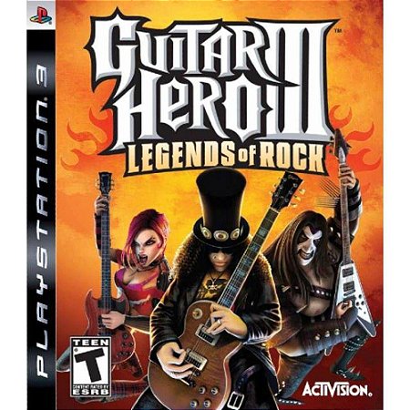 Guitar Hero 3 Legends of Rock Bundle Guitarra seminovo PS3