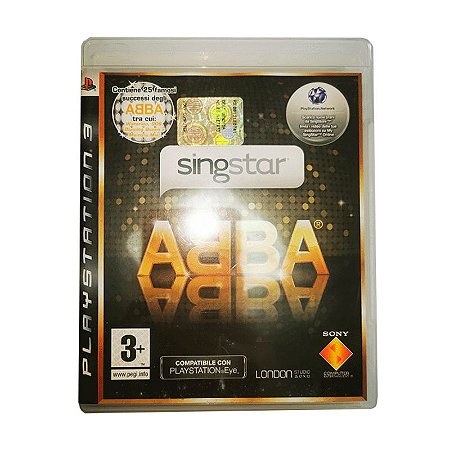 Singstar Abba  Ps3 Seminovo