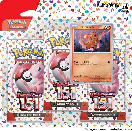 Blister Triplo - 151 Charmander