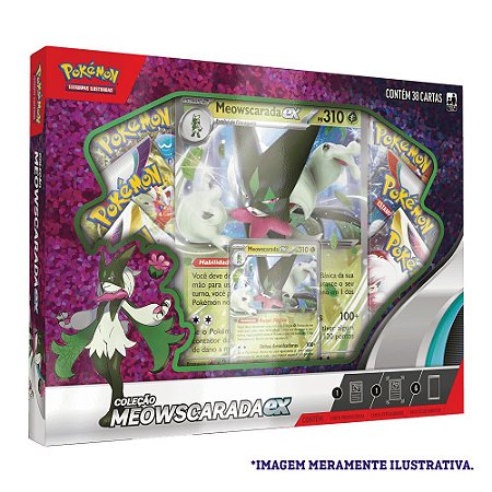 Pokemon Box Parceiros De Paldea Meowscarada Ex