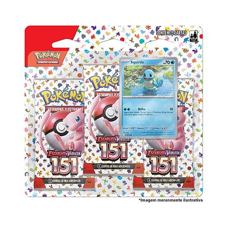 Blister Triplo - 151 Squirtle