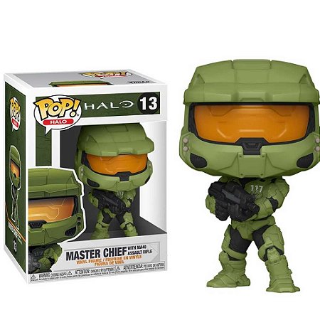 Pop Funko Halo Master Chief With MA40 Assault Rifle 13