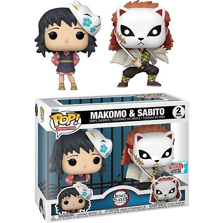 Funko Pop Demon Slayer Makomo & Sabito 2pack Limited Edition