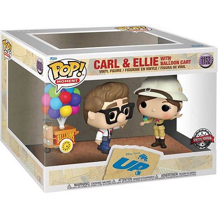 Funko Pop Disney Up Carl & Ellie With Balloon Cart 1152