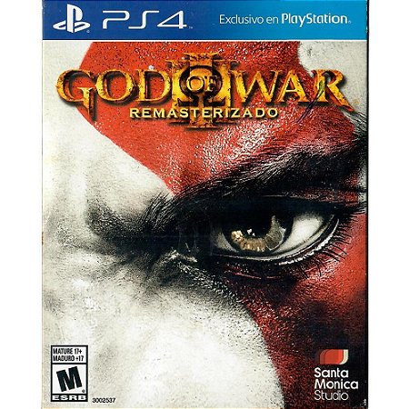 God Of War 3 Remastered Encarte PS4 Seminovo