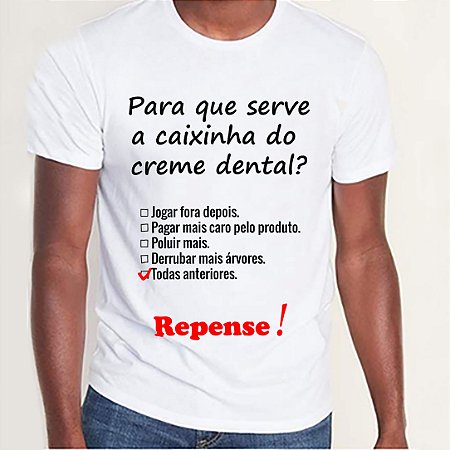 Camiseta "Para Que Serve (...)".