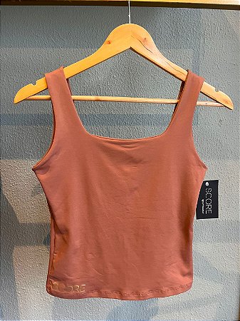Blusa Lisa Marrom Claro