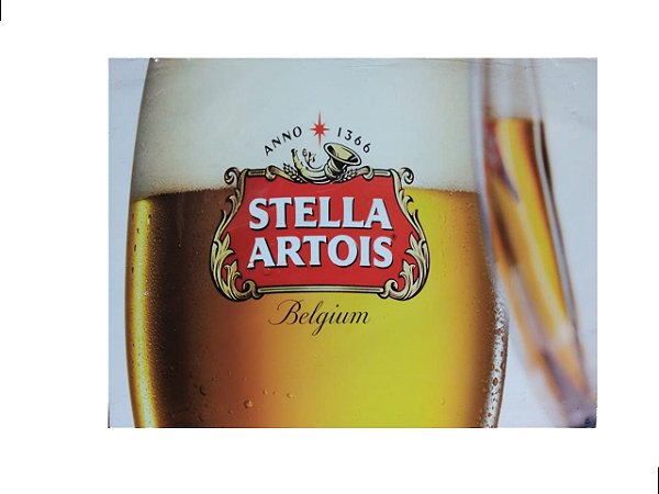 Quadro Stella Artois belgium 30 X 40 cm