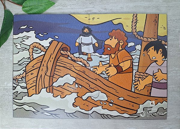 Quebra-cabeça: Jesus andando sobre as águas