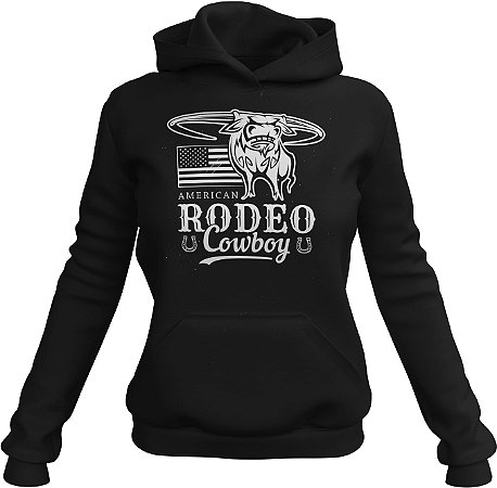 Moletom Moda Country Cowgirl American Rodeo