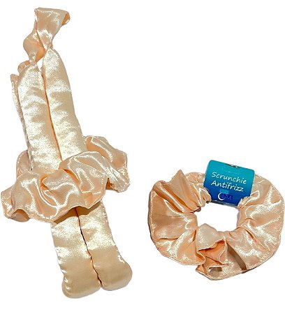 Modelador de Cachos e Ondas em Cetim (heatless curls)  - Cachos Sem Calor e sem Danos Cor: Pérola