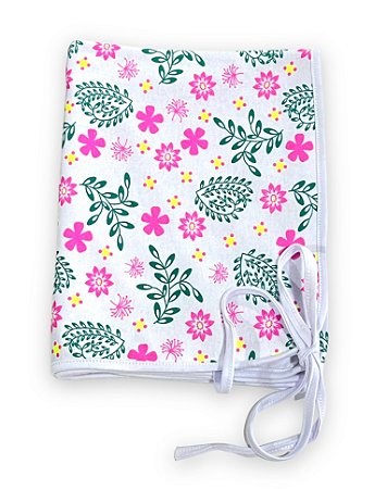 Toalha Para  Fitagem 100% Algodão Floral