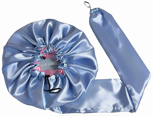 Touca Difusora Secadora Dupla Face Premium Azul Bebê e Rosa Bebê