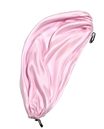 Touca de Cetim Alongada  Anti Encolhimento - Simples - Rosa Bebê