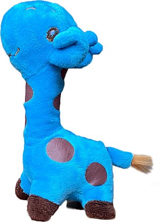 Girafa de Pelúcia Azul