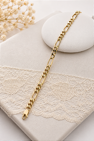 Pulseira 3 por 1 em Ouro 18k