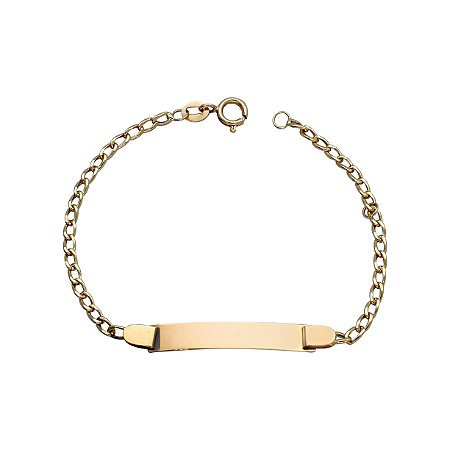 Pulseira de Chapinha Grumet Ouro 18k- Unissex