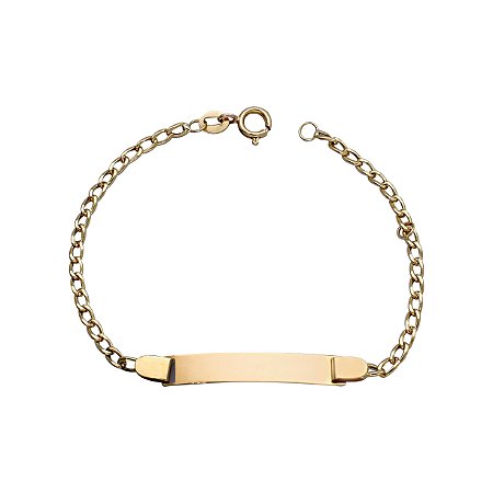 Pulseira de Chapinha Grumet Ouro 18k Unissex