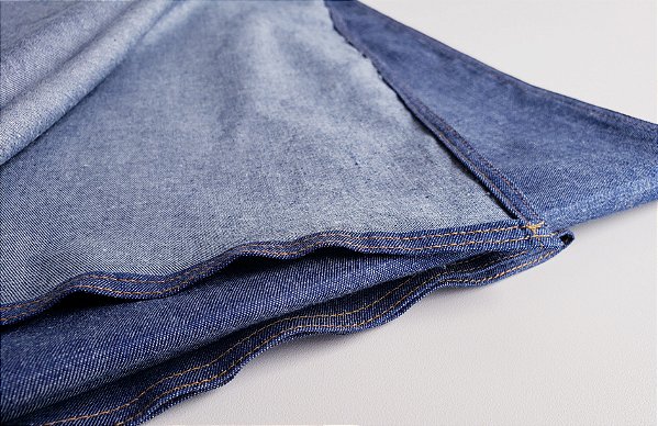 Toalha de mesa em tecido jeans  200 X 140 cm