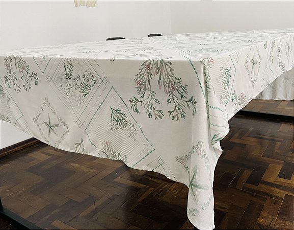Toalha mesa retangular visco linho