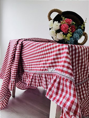 Toalha de mesa xadrez